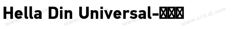 Hella Din Universal字体转换